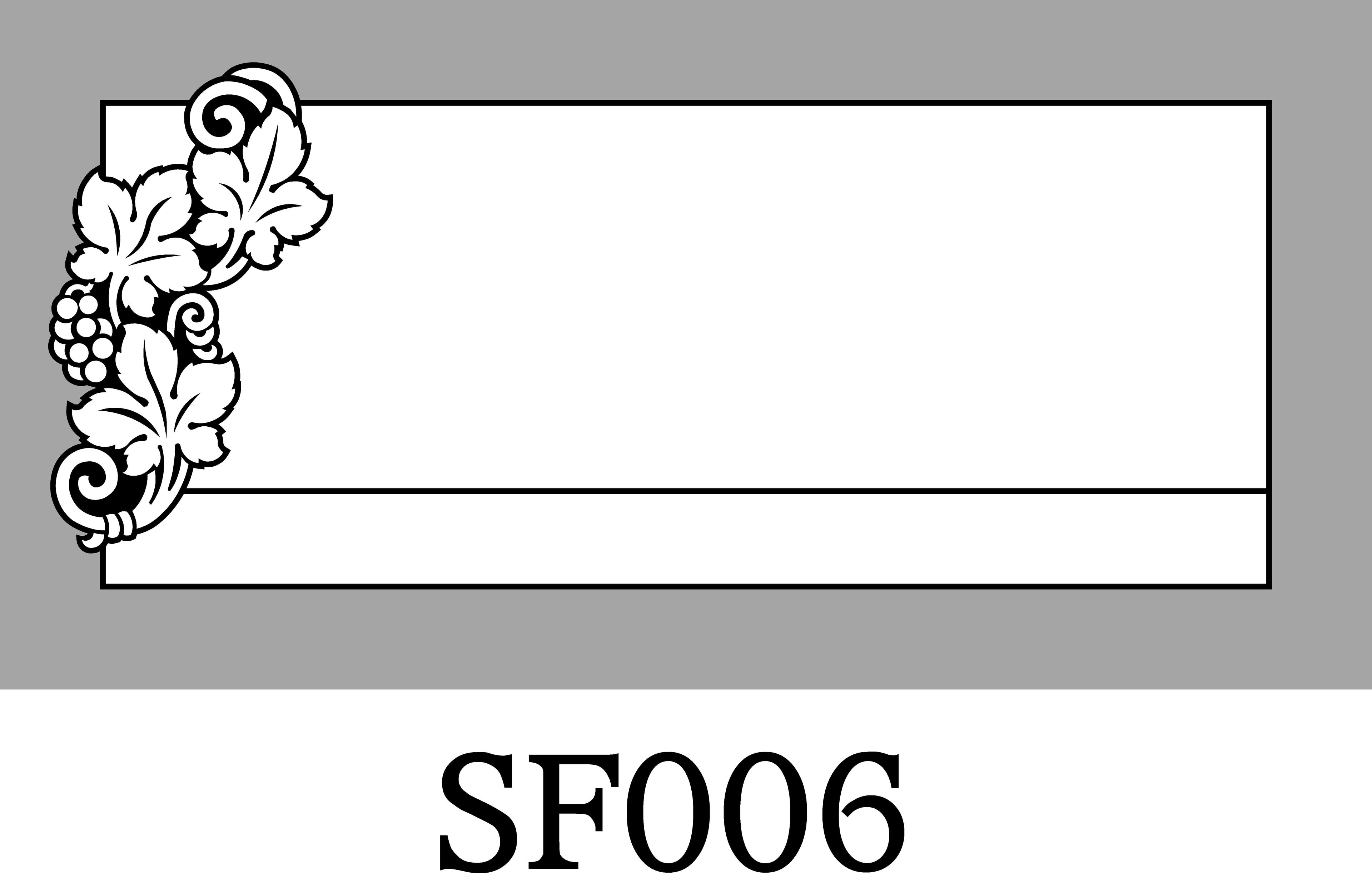 Layout SF006 — Grape vine & leaf cluster