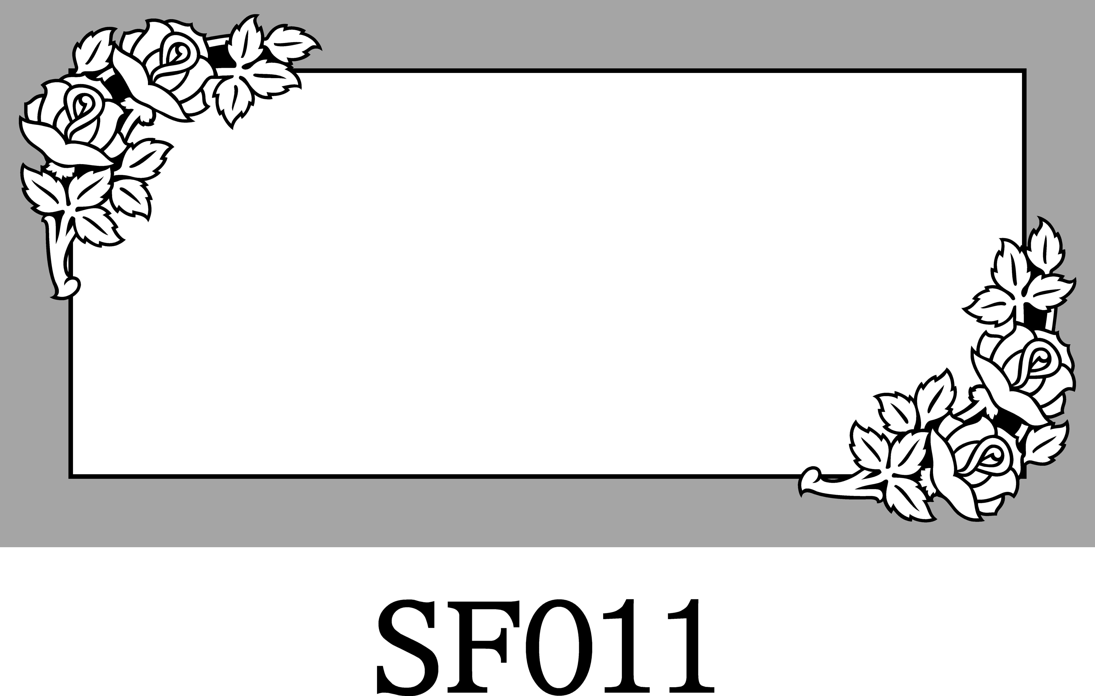 Layout SF011 — Roses, diagonal corners