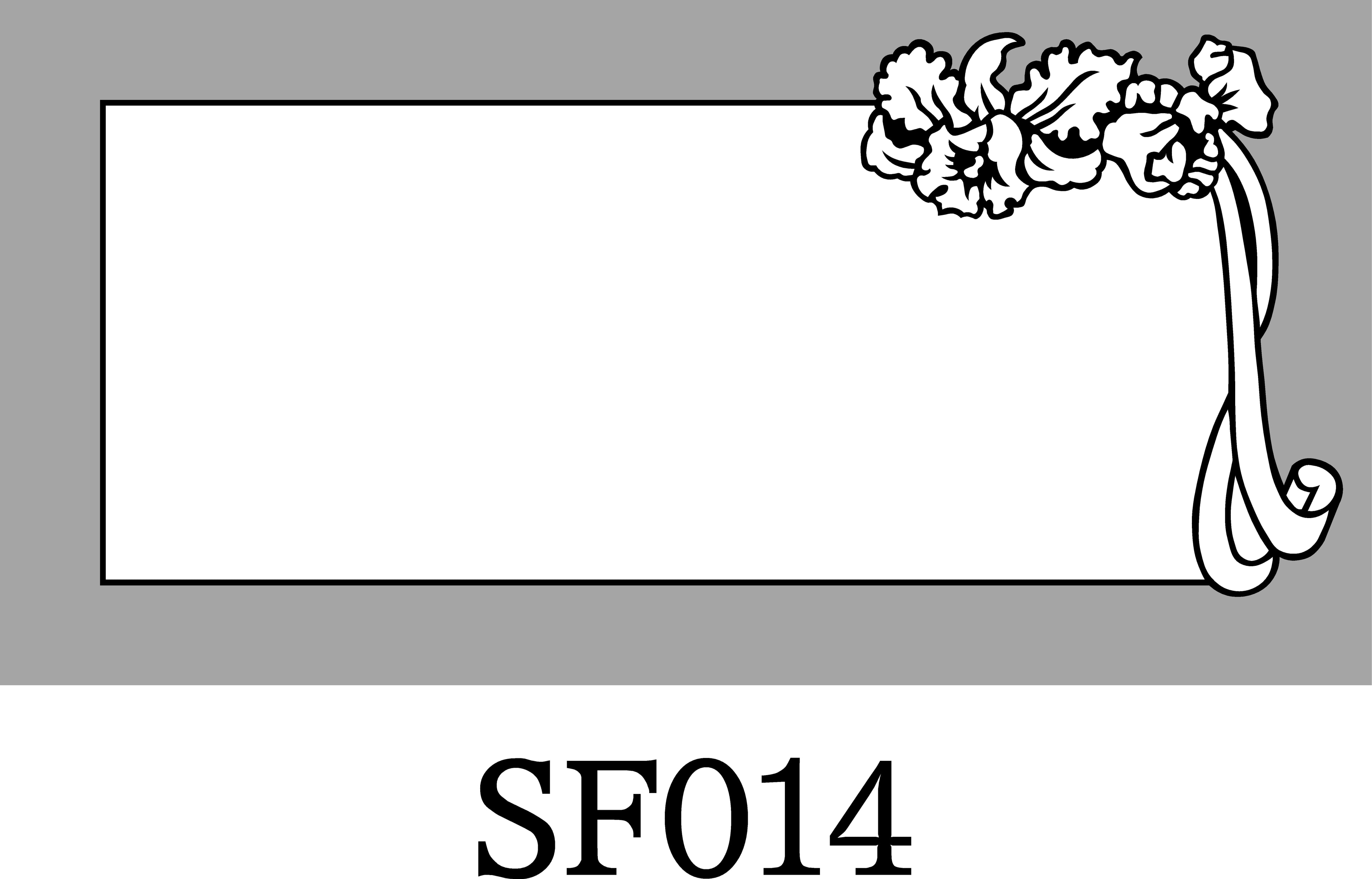 Layout SF014 — Carnation bouquet with ribbon