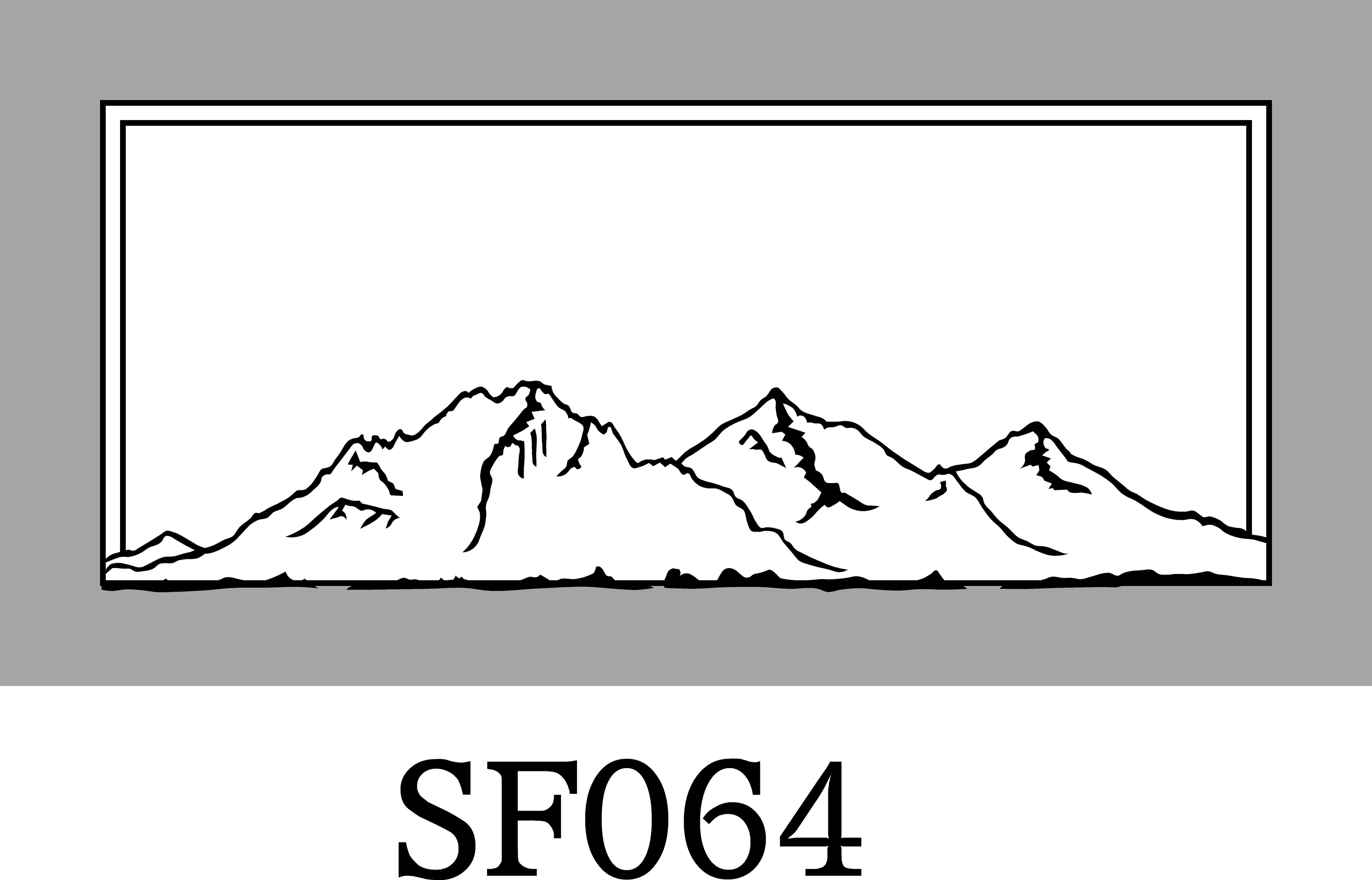 Layout SF064 — Mountain range panorama