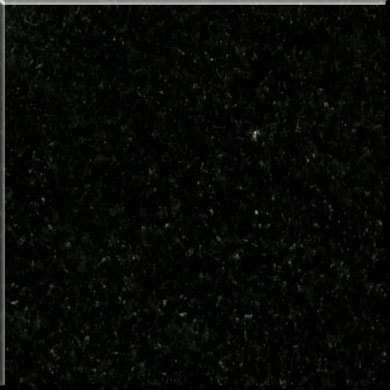 Jet Black* granite color sample