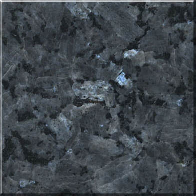 Blue Pearl* granite color sample